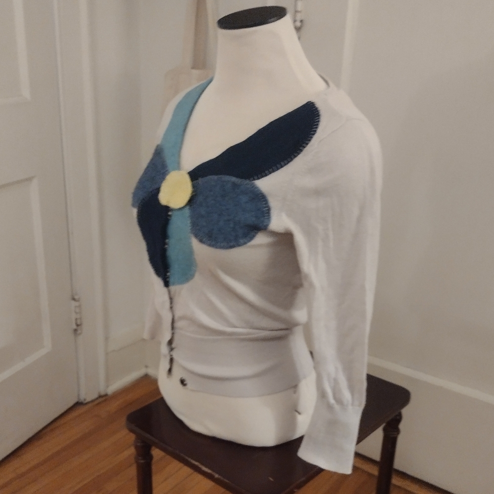 Anthropologie Field Flower Sweater